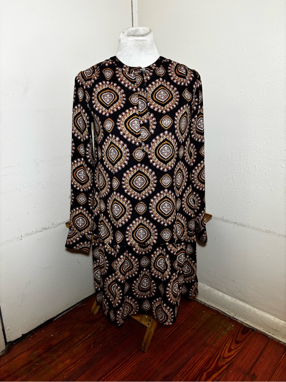 Loft Long Sleeve BOHO Dress
